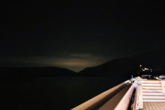 Flusskreuzfahrt Etappe 9 – Bei schöner Abendstimmung Abfahrt nach Lyon von Tournon-sur-Rhône 