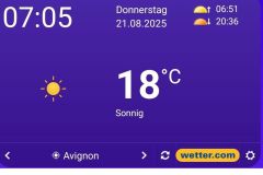 Flussreise Lyon Mittelmeer Etappe 8 - Avignon 2025 - der Morgen am Rhoneufer