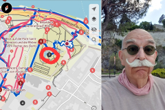 Es war sehr anstrengend hoch zum Rocher des Doms in Avignon, historischer Felsen mit Aussicht auf die Stadt – Etappe 8 unserer Flussreise Lyon–Mittelmeer 2025