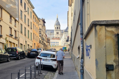 Sehenswürdigkeiten und Abendstimmung in Lyon am Tag vor dem Start unserer Rhône-Radtour