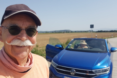 Cabriofahrt auf der Autobahn nach Belfort – Rhone-Flusskreuzfahrt