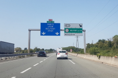 Autobahnfahrt im Cabrio nach Belfort – Rhone-Flusskreuzfahrt