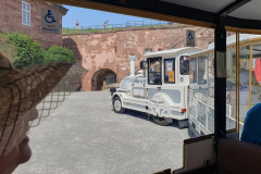 Zitadelle von Belfort, Frankreich – Fahrt mit dem Touristenbähnchen