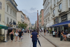 Reise Lyon Cote d´Azur Cannes.  Durch die Straßen schlendern