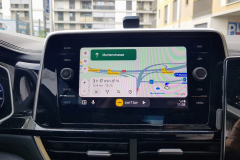 Rückreise von der Côte d’Azur – heim nach Eggenstein. Navigation eingegeben