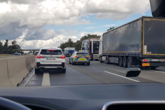 Rückreise von der Côte d’Azur – heim nach Eggenstein.  Stau und vorbildliche Rettungsgasse