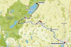 Übersicht über unsere heutige Etappe
