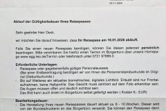 Schreiben vom Bürgerbüro Eggenstein-Leopoldshafen