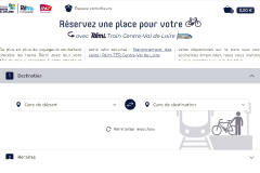 Screenshot der SNCF Connect App zur Fahrradmitnahme Bahn Frankreich. Fehlanzeige bei der Couponsuche