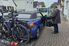 E-Bikes am Vorabend aufladen