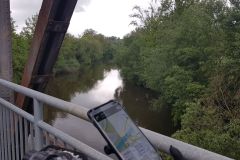 Radtour Bad Friedrichshall, Brücke über den Kocher bei  Neuenstadt