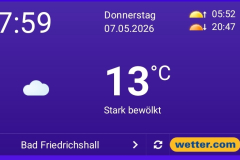 Bei Ankunft im Hotel etwas wärmer