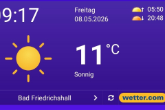 Radtour durch das Ohrntal, Brettachtal sowie entlang von Kocher und Jagst bei Bad Friedrichshall in der Hohenloher Landschaft – Start am Morgen