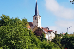 Radtour durch das Ohrntal, Brettachtal sowie entlang von Kocher und Jagst bei Bad Friedrichshall in der Hohenloher Landschaft – Wechselspiel zwischen Tälern und Hochfläche