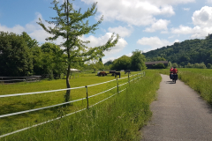 Radtour durch das Ohrntal, Brettachtal sowie entlang von Kocher und Jagst bei Bad Friedrichshall in der Hohenloher Landschaft – Wechselspiel zwischen Tälern und Hochfläche