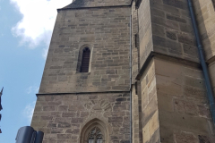 Radtour durch das Ohrntal, Brettachtal sowie entlang von Kocher und Jagst bei Bad Friedrichshall – historische Altstadt von Öhringen