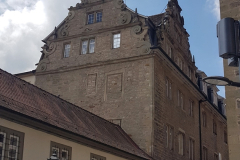 Radtour durch das Ohrntal, Brettachtal sowie entlang von Kocher und Jagst bei Bad Friedrichshall – historische Altstadt von Öhringen