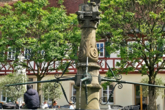 Radtour durch das Ohrntal, Brettachtal sowie entlang von Kocher und Jagst bei Bad Friedrichshall – historische Altstadt von Öhringen