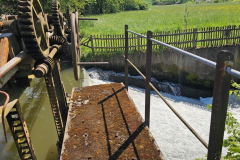 Radtour durch das Ohrntal, Brettachtal sowie entlang von Kocher und Jagst bei Bad Friedrichshall – an der Brettacher Mühle