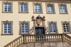 Radtour durch das Ohrntal, Brettachtal sowie entlang von Kocher und Jagst bei Bad Friedrichshall – historisches Rathaus Neckarsulm
