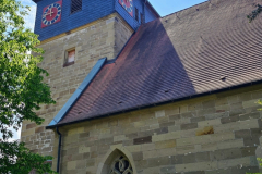 Radtour mit Peter auf der Vier-Täler-Tour im Heilbronner Land, evangelische Kilianskirche Sülzbach 