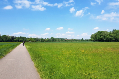 Radtour mit Peter auf der Vier-Täler-Tour im Heilbronner Land. Über Bretzfeld zu "Unteres Kirchle" in Langenbeutingen.