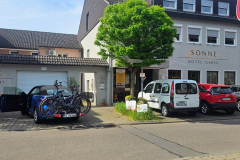 Hotel auschecken. Zum Salzbergwerk Bad Friedrichshall