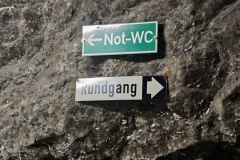 Not-WC im Salzbergwerk Bad Friedrichshall
