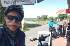 Start nach Neubrandenburg nach dem leckeren Frühstück in der Strandmuschel