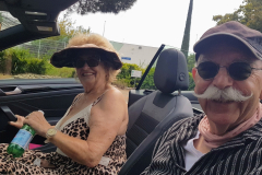 Côte d’Azur Reise Grasse. Fahrt von Orange nach Grasse. Abfahrt nach Grasse