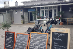 Restaurant Haus am See bei der Radtour am Chiemsee im Chiemgau, September 2025, Tag 2