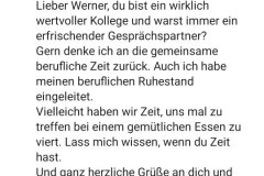 Reaktionen auf Werner Decks Abschied von LinkedIn – persönliche Kommentare und wertschätzende Rückmeldungen