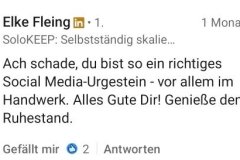 Reaktionen auf Werner Decks Abschied von LinkedIn – persönliche Kommentare und wertschätzende Rückmeldungen
