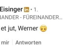 Reaktionen auf Werner Decks Abschied von LinkedIn – persönliche Kommentare und wertschätzende Rückmeldungen