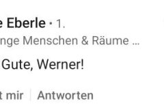 Reaktionen auf Werner Decks Abschied von LinkedIn – persönliche Kommentare und wertschätzende Rückmeldungen