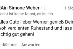 Reaktionen auf Werner Decks Abschied von LinkedIn – persönliche Kommentare und wertschätzende Rückmeldungen