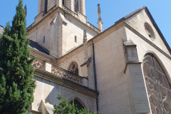 Lyon über die Hängebrücke zur Kirche Saint Georges