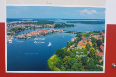 Übersichtstafel am Hafen von Malchow