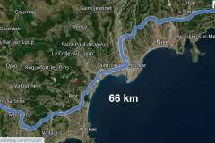 Côte d’Azur Reise Monaco Fahrtroute von Grasse nach Monaco