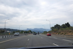Côte d’Azur Reise Monaco. Leere Autobahn