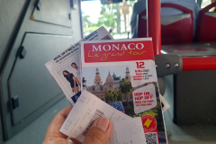 Côte d’Azur Reise Monaco.  Der Busplan
