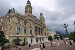 Côte d’Azur Reise Monaco. Casino Rückansicht