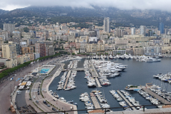 Côte d’Azur Reise Monaco. Blick über den Yachthafen