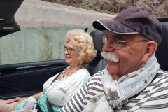 Côte d’Azur Reise Monaco. Fahrt aus Monaco hinaus