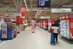 Côte d’Azur Reise Monaco. Einkauf im Auchan Hypermarché in Grasse