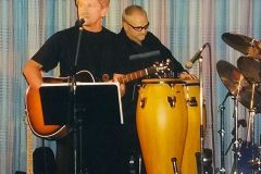 Live-Auftritt von David Hanselmann und Miroslav Nemec bei Benefizabend