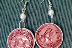 Upcycling-Schmuck: Ohrringe aus Kaffeekapseln und Draht