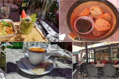 Bummel in der Altstadt von Orange. Leckeres Mittagessen im  Café du Théâtre 