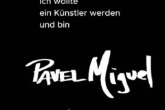 Vernissage der Frühlingsausstellung von Pavel Miguel in Karlsruhe – Besucher entdecken Zeichnungen und Skulpturen des Künstlers