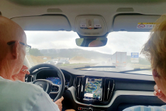 Fahrt nach Regensburg im Juli 2025 bei starkem Regen – Anreise zum Vicky-Leandros-Konzert
